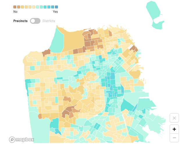 Election results map