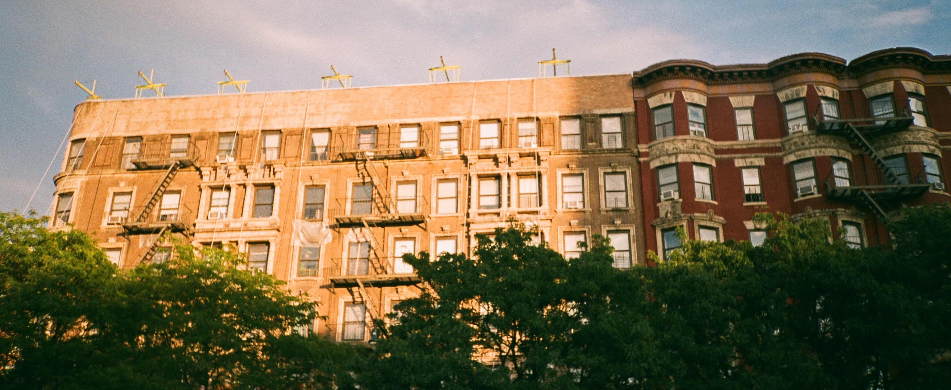 Buildings in Harlem, New York City